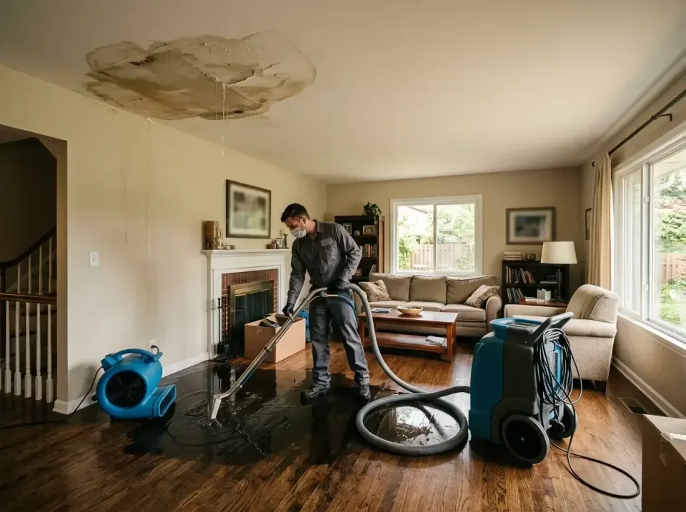 attic-pipe-burst-ceiling-drip-008 — frequently asked questions, Water Damage Restoration & Carpet Care in Taylor, PA